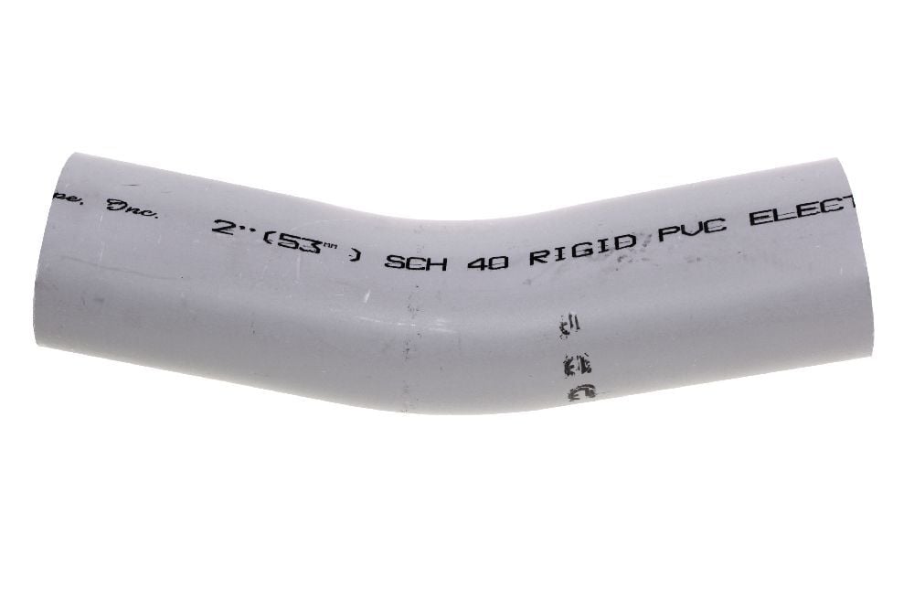 40STD2022 2"x22 1/2D PVC STD ELBOW SPxSP SCH40 SCEPTER/KRALOY
