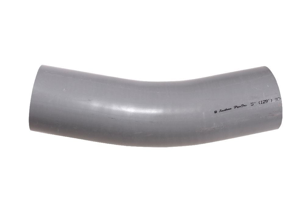 40STD5022 5"x22 1/2D PVC STD ELBOW SPxSP SCH40 SCEPTER/KRALOY