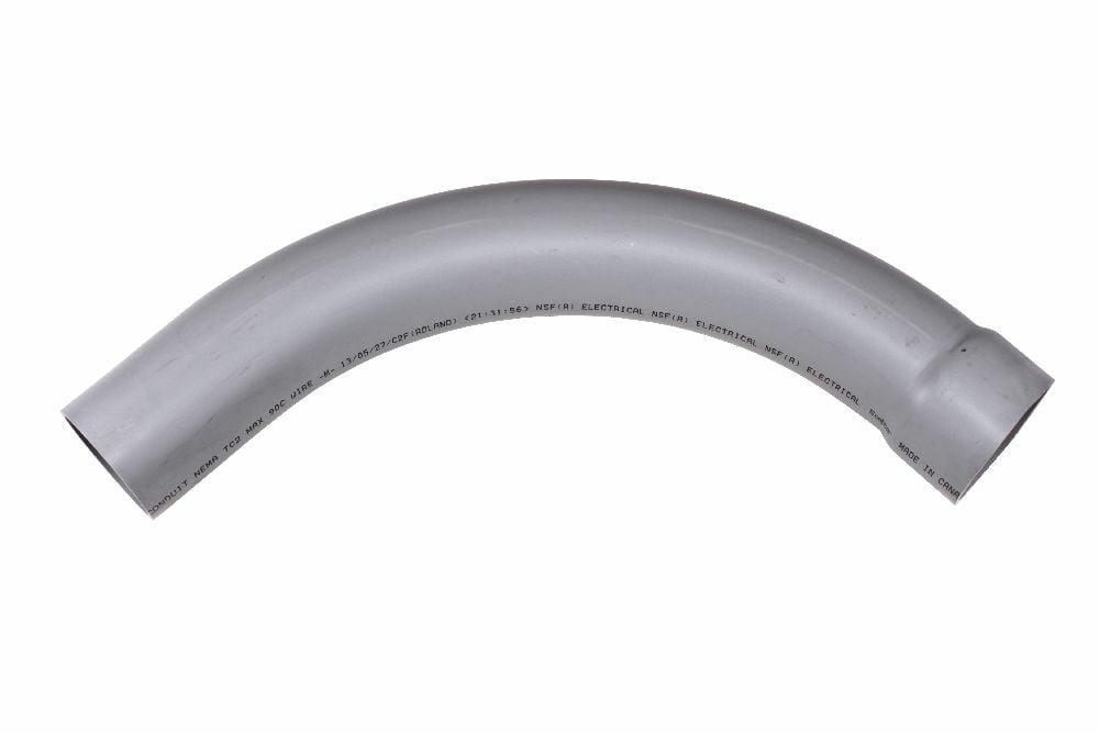 B40STD4090 4"x90D PVC STD ELBOW SPxBE SCH40 KRALOY