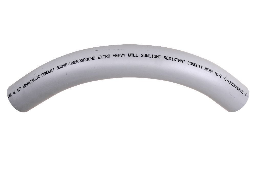 1 1/2"x90D PVC STD ELBOW SPxSP SCH80 KRALOY