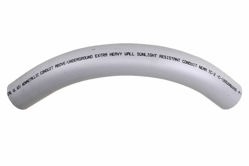 80STD2090 2"x90D PVC STD ELBOW SPxSP SCH80 KRALOY