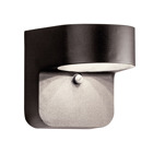 This 1 light LED outdoor wall lantern features smooth lines, a modern look and a Textured Architectural Bronze finish.
