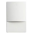 5 inch dimmable and screwless LED Step light in a White finish