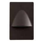 5 inch dimmable and screwless LED Step light in an Architectural Bronze finish