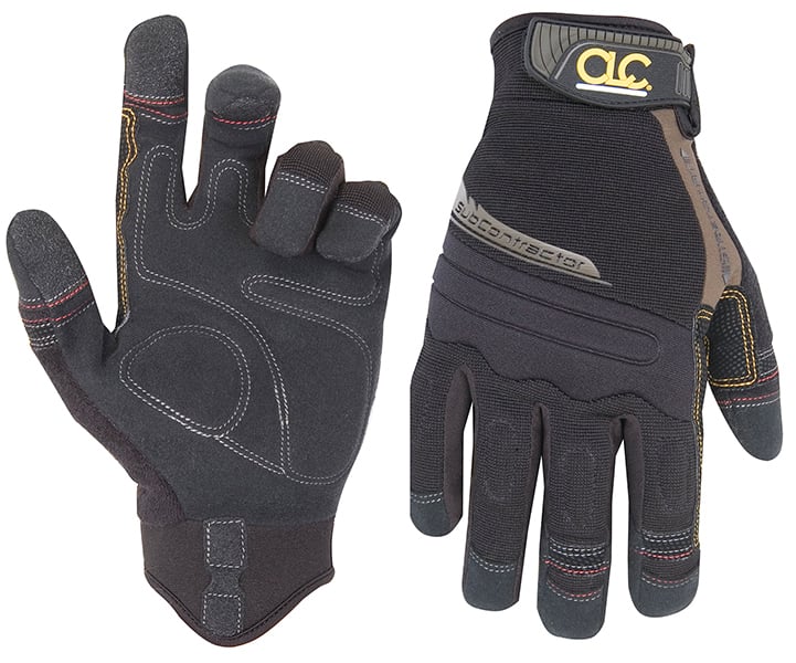 CLC, Subcontractor, Flexgrip High Dexterity Gloves, Medium Size, Resists Abrasion, Hook and Loop Closure cuff, Synthetic Leather palm material, Neoprene-Spandex back material