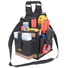 CLC, Electrical & Maintenance Tool Carrier, Black, 23 pockets, 8 in. width, 17 in. depth, Fabric, 8 in. length