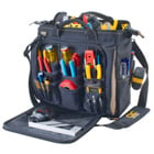 CLC, Multi-Compartment Tool Carrier, Black, 33 pockets, 7 in. width, 13 in. depth, 23 inner pockets, Fabric, 13 in. length, Zipper
