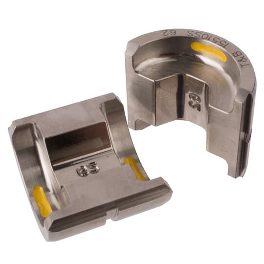 Die for 12-14 Ton Tools for 250 kcmil CU, Die Color Yellow, Die Code 62