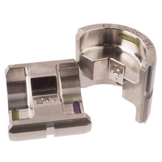 Die for 12-14 Ton Tools for 4/0 CU, 2/0 Al, Die Color Purple/Olive, Die Code 54