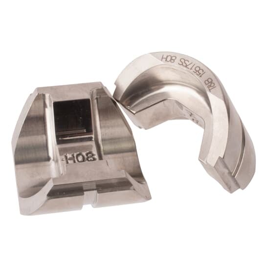 Die for 12-14 Ton Tools for 500 kcmil CU, Die Color None, Die Code 80H