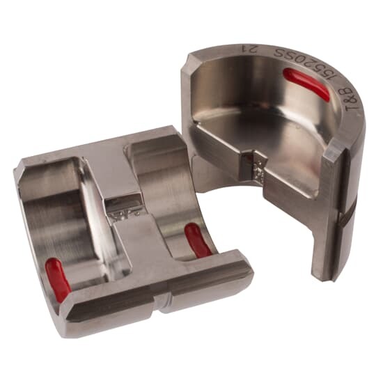 Die for 12-14 Ton Tools for #8 CU, #10 Al, Die Color Red, Die Code 21