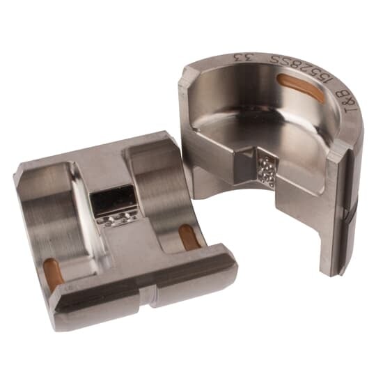 Die for 12-14 Ton Tools for #2 CU, Die Color Brown, Die Code 33
