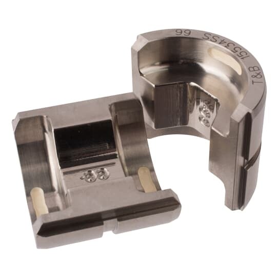 Die for 12-14 Ton Tools, 300 kcmil Copper, 4/0 Aluminum, Die Color White, Die Code 66H