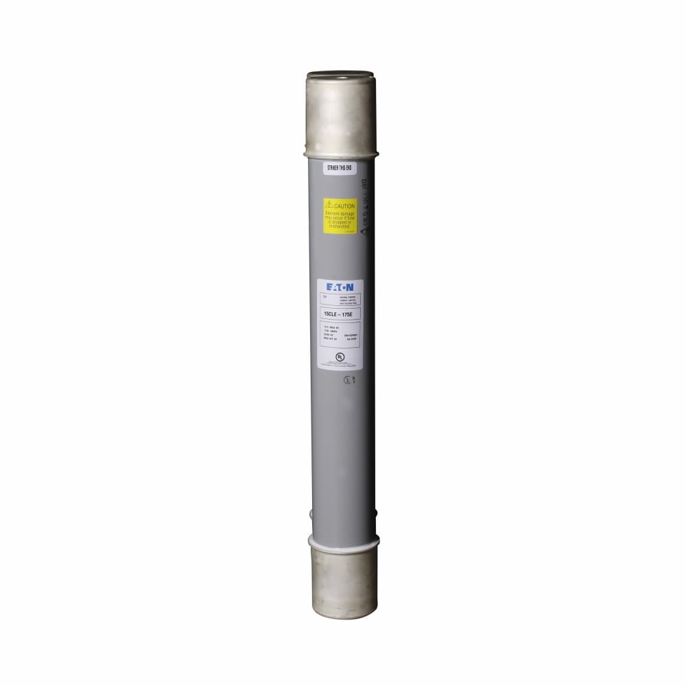 Eaton Bussmann series 15CLE fuse, Indoor/outdoor, double barrel, 14.4 kV, 175A, 63 kAIC, E-rated, CLE, Class E, Double barrel