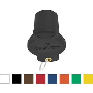 16 Series Male Protective Cap, Cam-Type, UL/CSA, Black