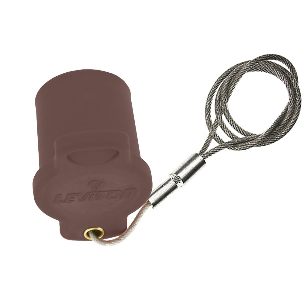 16 Series Female Protective Cap, Cam-Type, UL/CSA, Brown