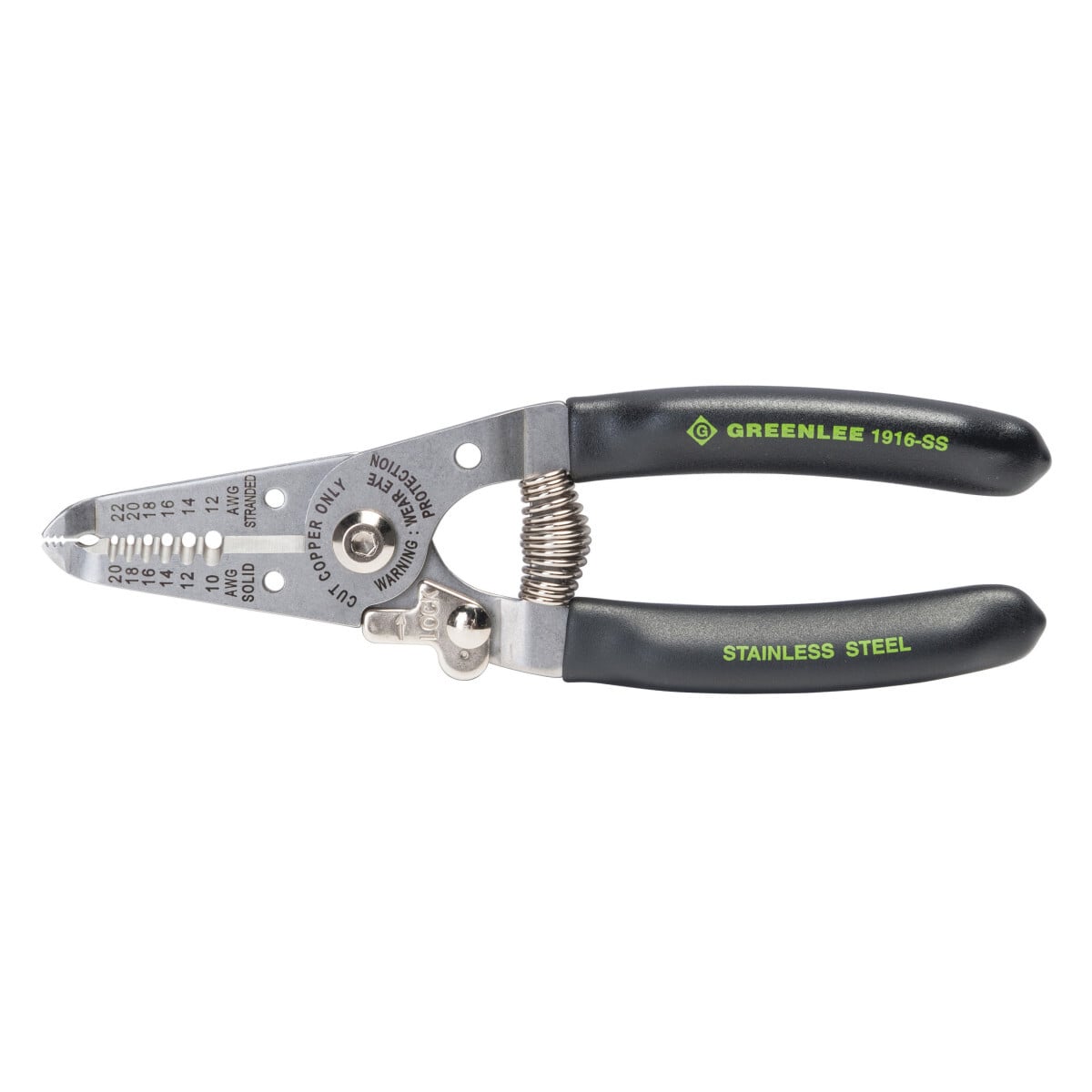 1916-SS Stainless Steel Wire Stripper Pro, 10-20 AWG