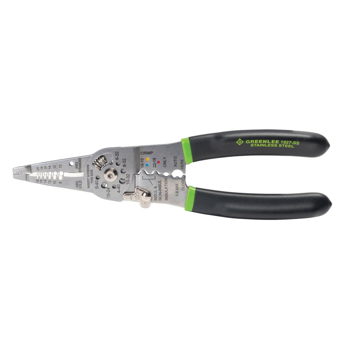 1927-SS Stainless Steel Stripper, Cutter, and Crimper Combo Tool, 7.5 inch