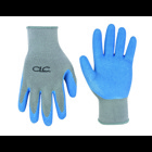 CLC, Work Gloves, Medium Size, Latex, Gripper glove type, Elasticized cuff
