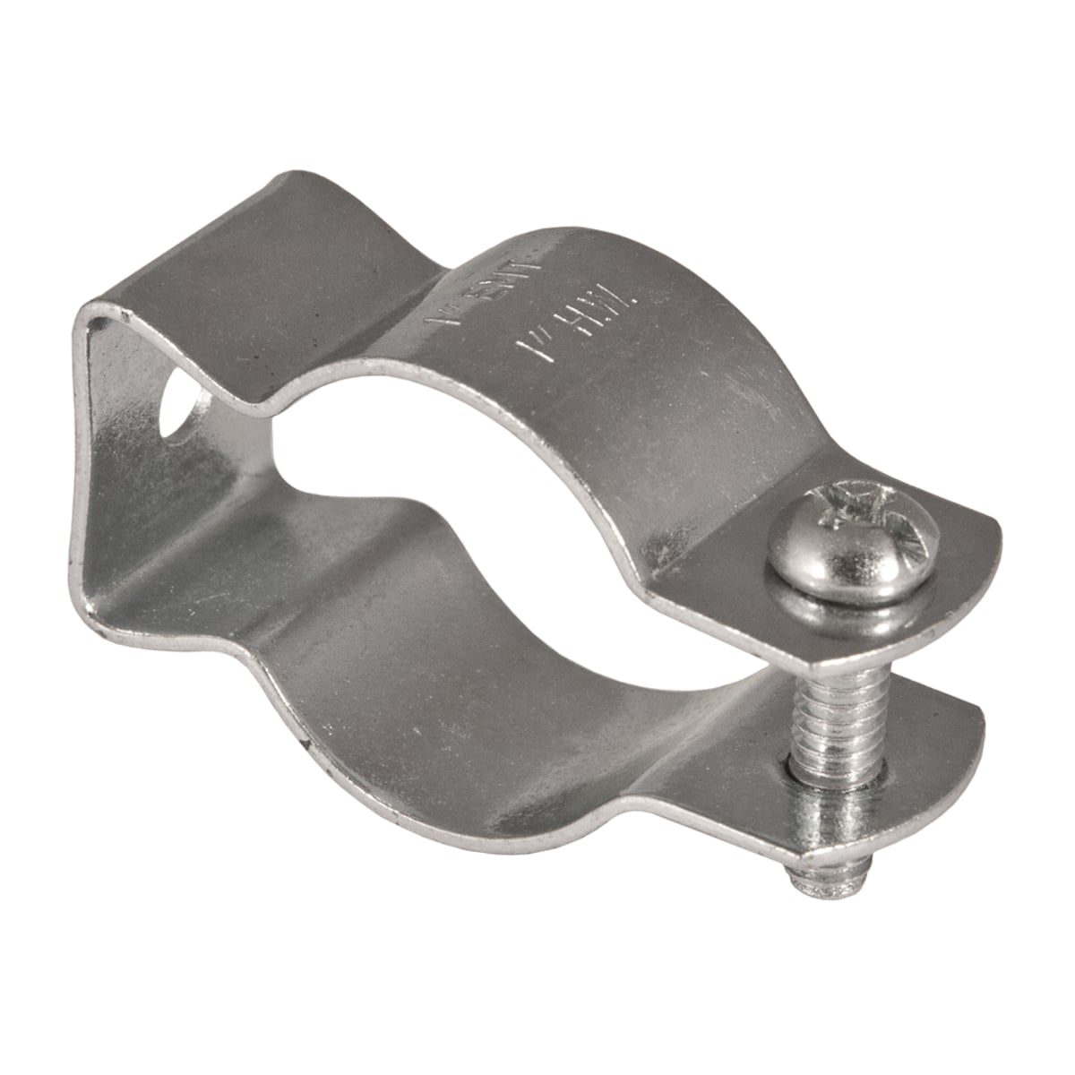 Conduit Hangers with Threaded Hole, Steel, 0 Trade Size, 1/2 In. Rigid&IMC, 1/2 In. EMT
