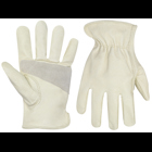 CLC, Work Gloves, Large Size, Top Grain Pigskin material, Driver glove type, Shirred Wrist with Leather Binding cuff