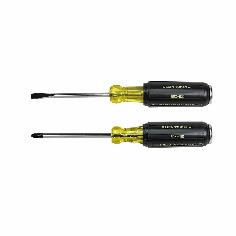 Screwdriver Set, Demolition and Phillips, 2-Piece, Screwdrivers are engineered, manufactured, and tested for prying and chiseling