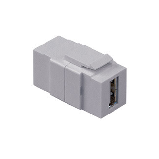Quickport USB Connector. A-A.  Feedthrough -  Gray