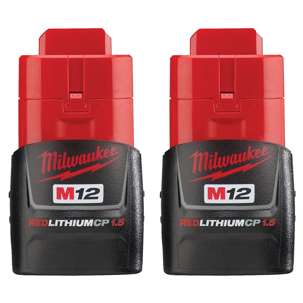 M12 REDLITHIUM 1.5Ah Compact Battery Pack (2 Piece)