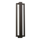 The Sedo(TM) 24.25in; LED outdoor wall light features a sleek contemporary look with its clear polycarbonate diffuser and Architectural Bronze finish. The Sedo wall light works in several aesthetic environments, including home or office.
