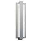 This vertical 1 light outdoor LED wall sconce, in Platinum, from the Sedo(TM) collection brings a sleek and contemporary style to your home or business.