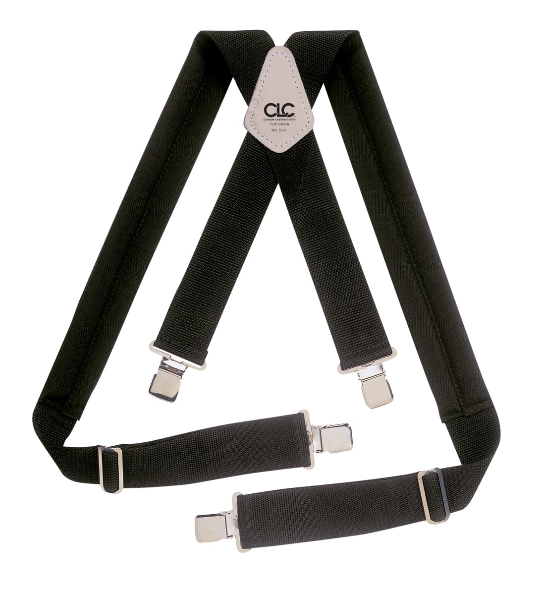CLC, Padded Work Suspender, Padded belt, Padded clasp, Black, 2 in. width