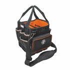 Tool Bag, Tradesman Pro Tool Tote, 40 Pockets, 10-Inch, Tool Organizer with a large zipper pocket to secure small parts and tools