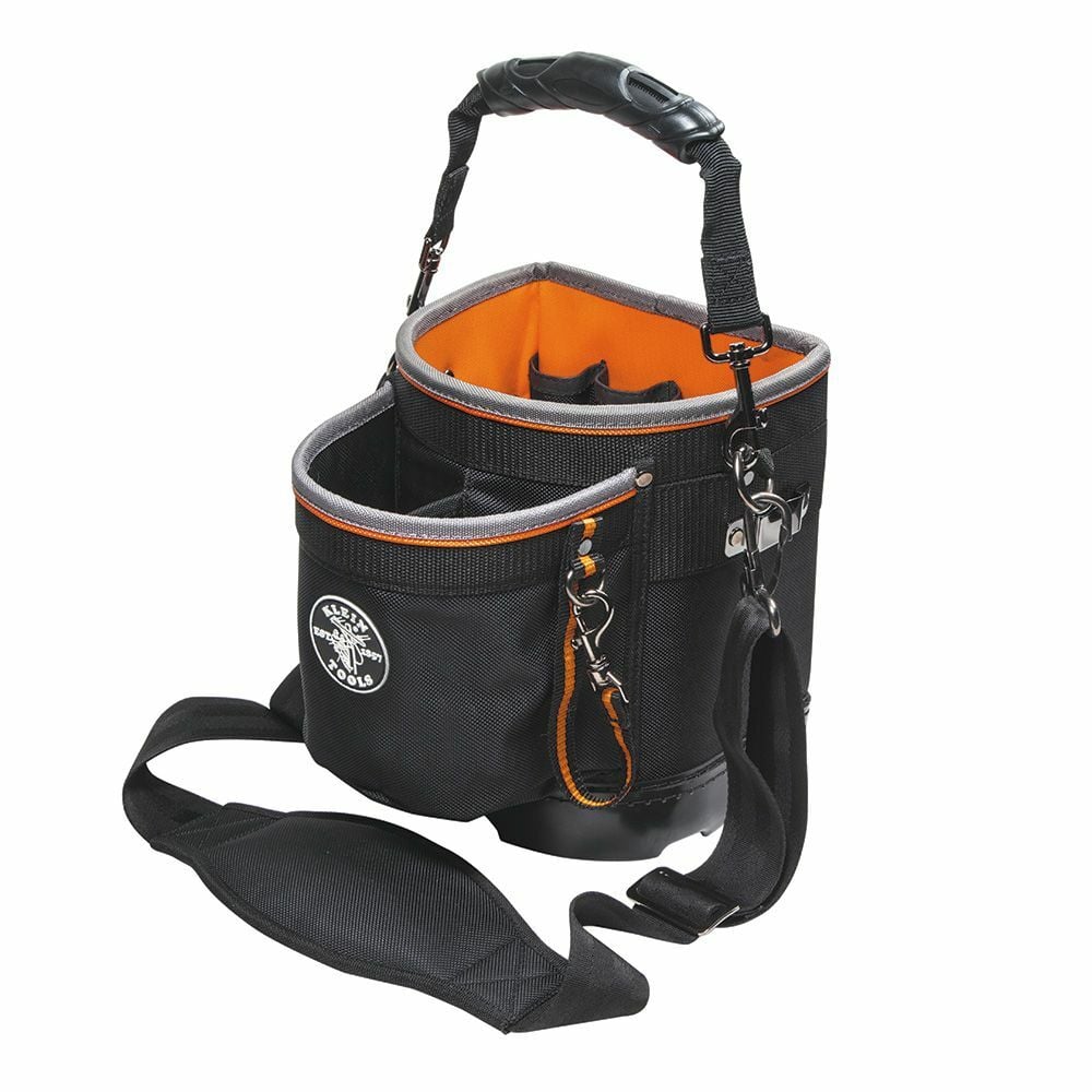 Tool Bag, Tradesman Pro Shoulder Pouch, 14 Pockets, 10-Inch, Tool Bag with 14 pockets for better tool storage