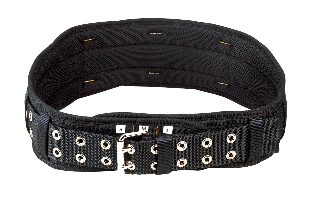 CLC, Padded Belt, 5 in. width, fits belts up to 29 to 46 in., Removable carrier type, Metal (Roller Buckle), Foam (Padding) material