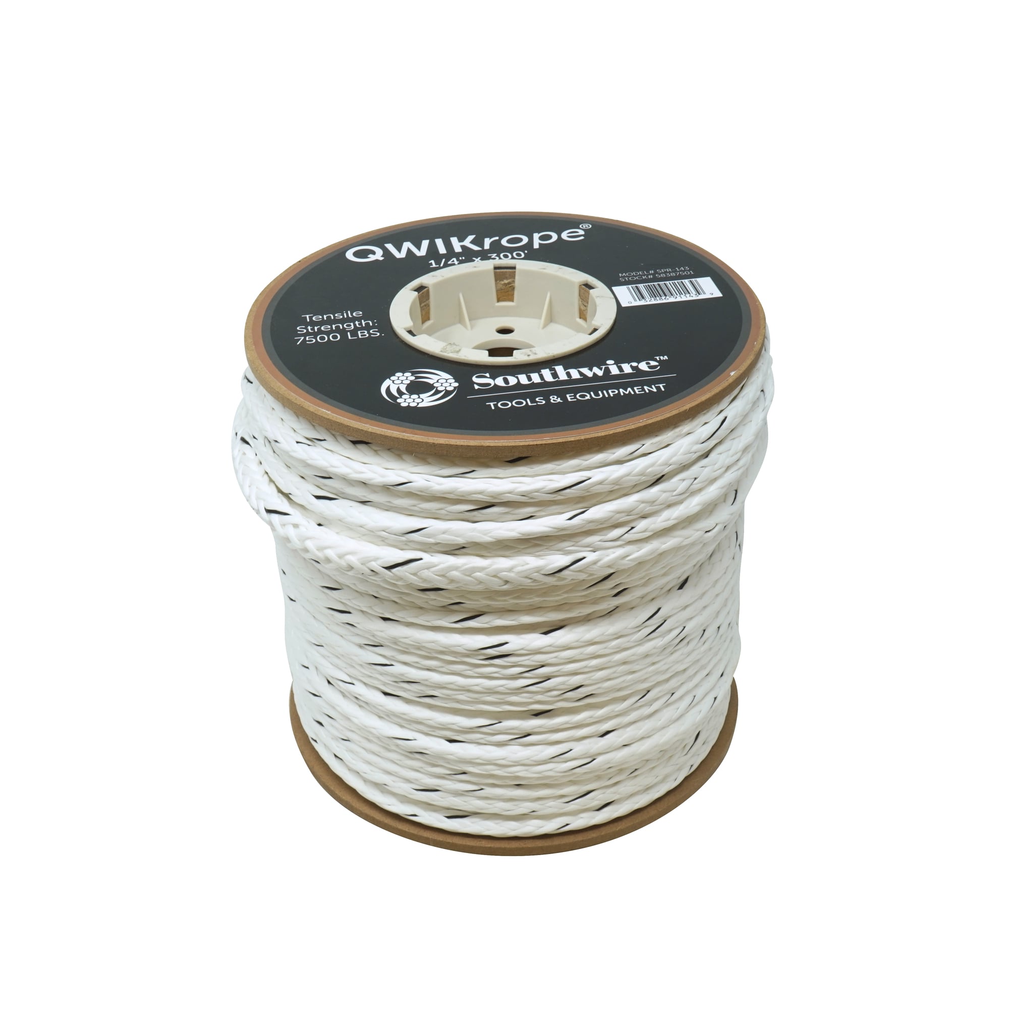 SIMROPE, SPR-143 1/4 X 300' PULLNG ROPE 1 EA
