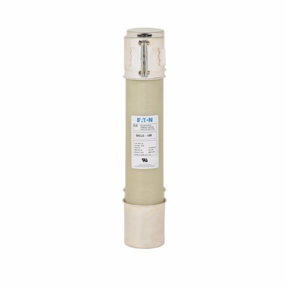 Eaton Bussmann series 5CLS fuse, Single barrel, 6R designation, 4.8 kV, 170A, 50 kAIC, Motor start, CLS, Class R, Single barrel