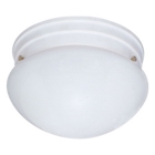 2 Light Cfl - 10 - Medium White Mushroom - (2) 13W GU24 Lamps Included - White