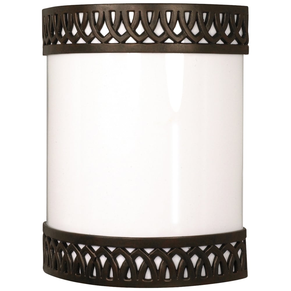 Rustica - 1 Light Cfl - 9 - Wall Fixture - (1) 18W GU24 / Lamps Included - Old Bronze
