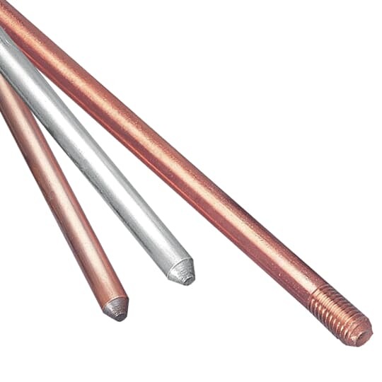 Copper Clad, Pointed Ground Rod - 5/8 inch x 8 feet