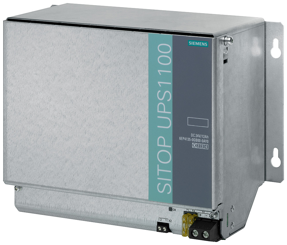 SITOP UPS1100 BATTERY MODULE WITH SERVICE- FREE SEALED LEAD BATTERIES FOR SITOPDC-UPS-MODULES 24 V 12 AH DC