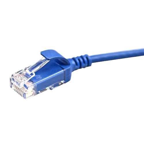 5 Ft Long High Flex HD6 1G Patch Cord - Blue