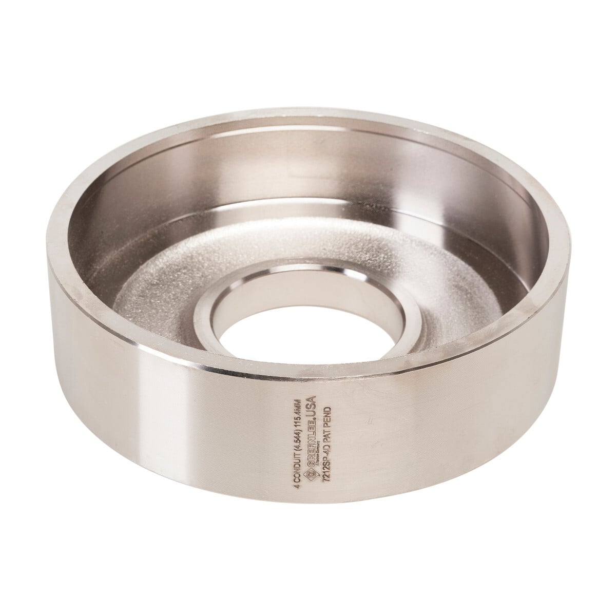 Speed Punch 4" Die.  For use with Speed Punch Knockout Kits with Battery-Hydraulic Driver for mild steel.