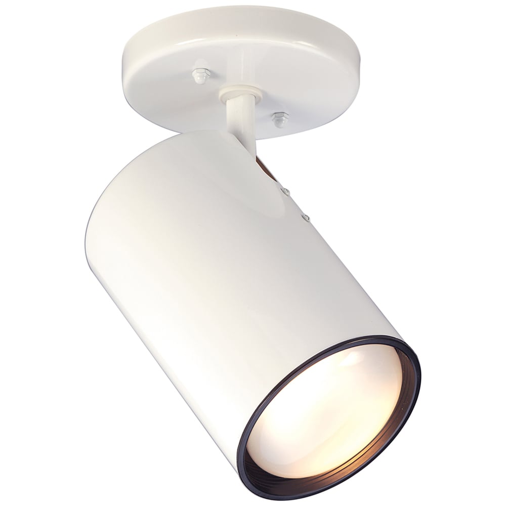1 Light - R30 - Straght Cylinder - White