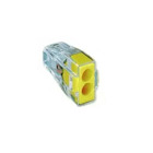 PUSHWIRE®  splicing connector; 2-conductor; yellow; Box of 100 pieces