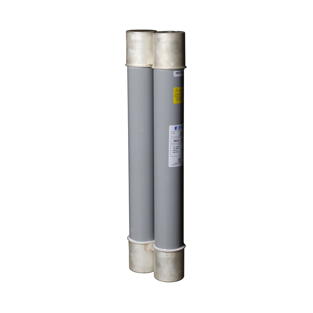 Eaton Bussmann series 8HLE fuse, Indoor/outdoor, double barrel, 7.2 kV, 200A, 50 kAIC, E-Rated power, HLE, Class E, Double barrel