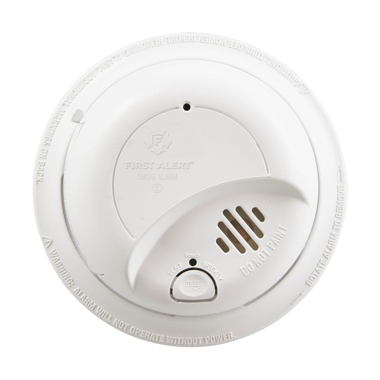 9120LBL Smoke Alarm with Ten Year Locked 9V Lithium Battery, Hardwired, Ionization