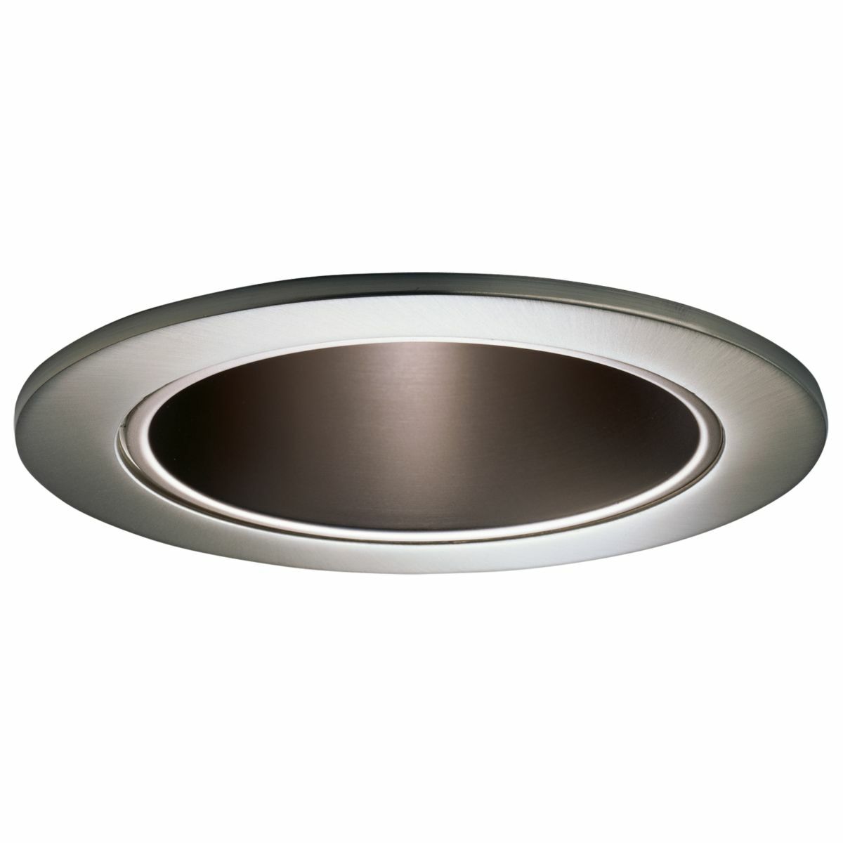 4" Trim Reflector Cone Satin Nickel Trim with Satin Nickel Reflector