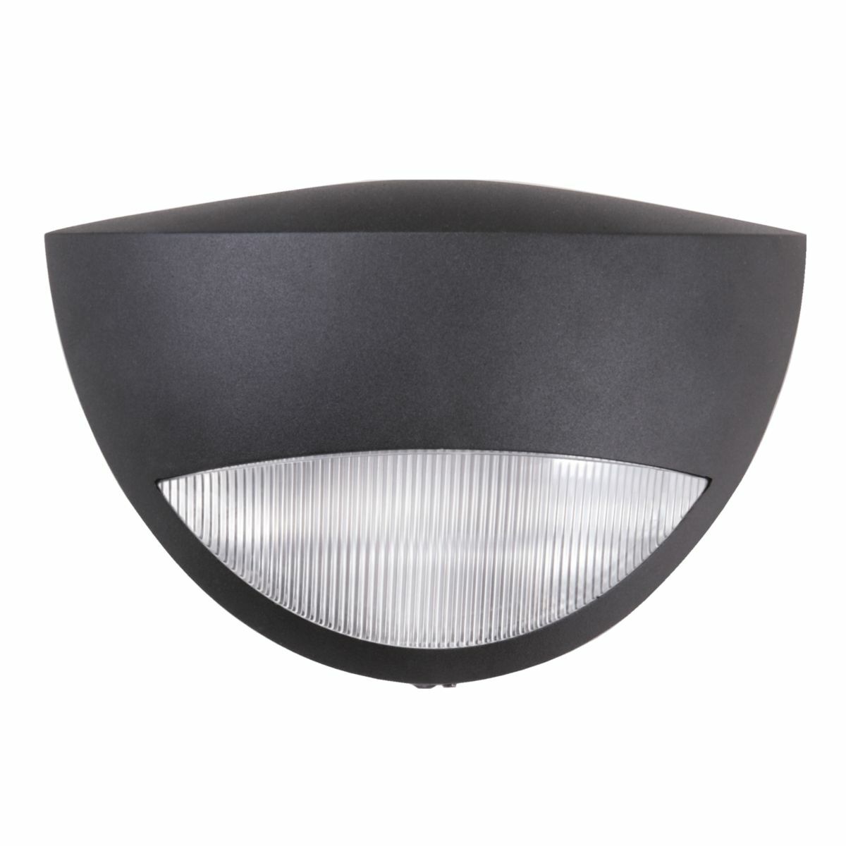Architectural Emergency Light, LED, 3100K, Black, Self-Diagnostics
