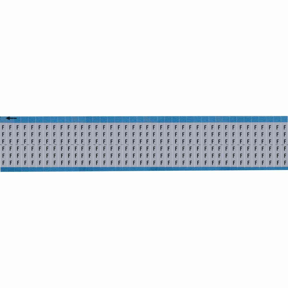 3/4" SOLID LTRS - LEGEND: F
