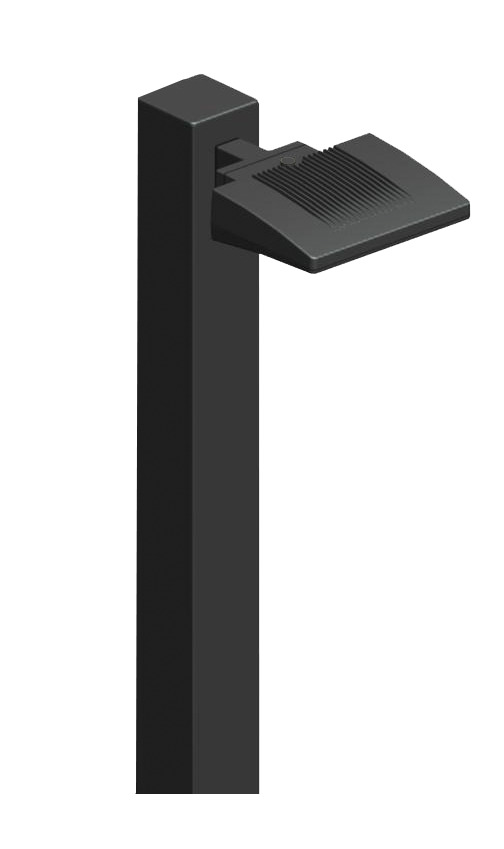 LED Area 18W, 5000k with Pole Mount Adaptor with 277V photocell, Bronze